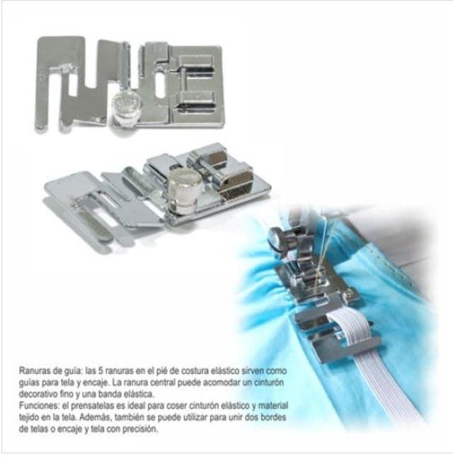 Prénsatelas maquina, para coser elásticos, universal - Imagen 1