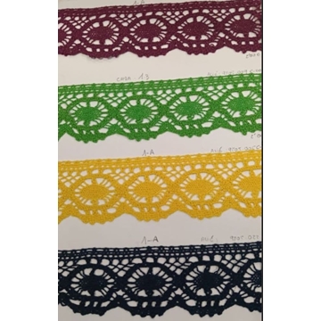 Puntilla bolillo Algodón 60mm - Imagen 1