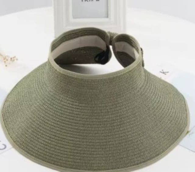 Sombrero de rafia enrollable - Imagen 4