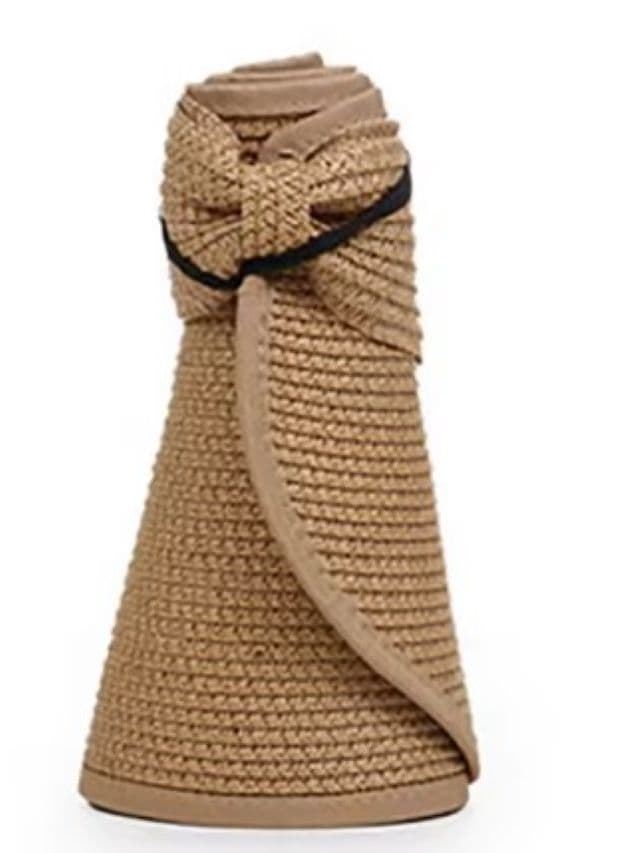 Sombrero de rafia enrollable - Imagen 6