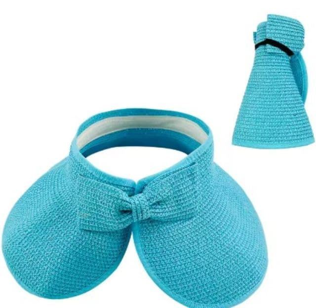 Sombrero de rafia enrollable - Imagen 8