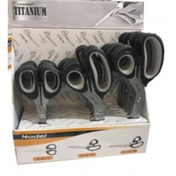 TIJERAS TITANIO, mediadas 7" 8" 9" - Imagen 1