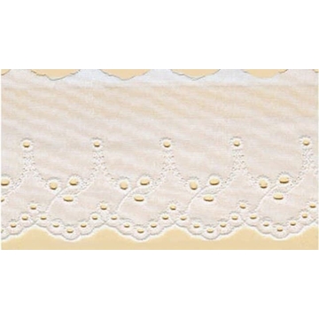 Tira bordada de  6.5 cm - Imagen 1