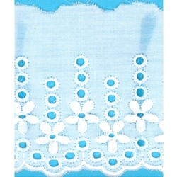 tira bordada de 7.5 cm - Imagen 1