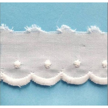 Tira bordada de plumeti - Imagen 1