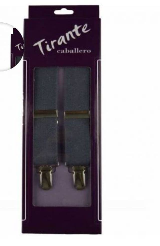 Tirantes de caballero pinza muy resistente y muy completos de largo, goma extrafuerte. - Imagen 2