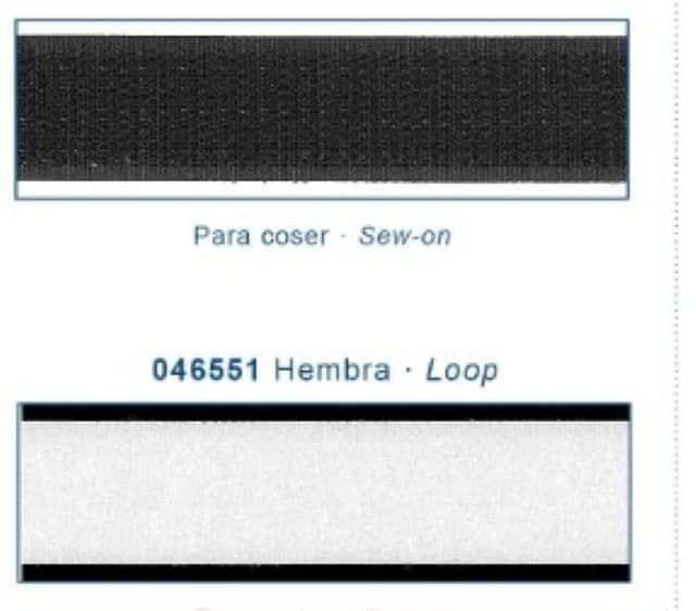 Velcro de coser de 5cm de ancho, macho y hembra, muy fuerte - Imagen 1